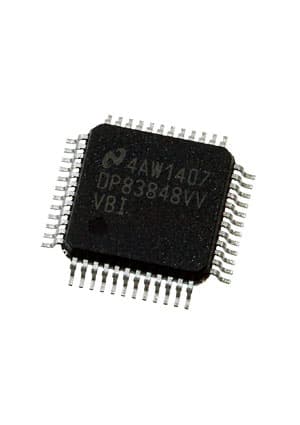 DP83848IVV/NOPB, Интерфейс Ethernet