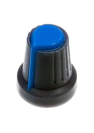 RR4817, Ручка приборная  (6mm круг синий)