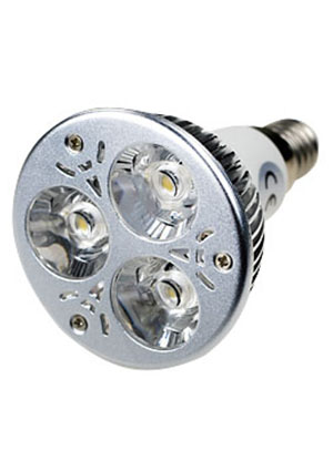 LED LAMP E14 3X1W 220В WW, Лампа светодиодная E14 3x1W 220В цвет теплый белый