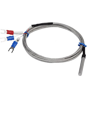 WZP-035, датчик температуры Pt100/Pt1000 водонепрониц., кабель 1м с клеммами