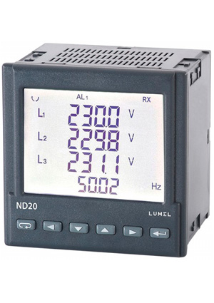 ND20 111200E1, 3-phase network meter, LCD