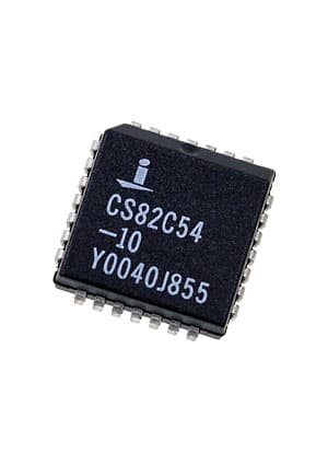 CS82C54-10, CMOS Programmable Interval Timer CLCC