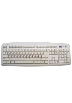 BTC5211AU-WP, клавиатура, белая, защита от капель