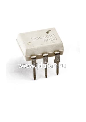 MOC3061M, 6-DIP, Опто симистор x1 4.17kV 600V 0.015A 0.25W -40...+85C