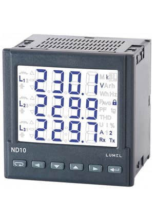 ND10 23000E1, 3-phase network meter, LCD