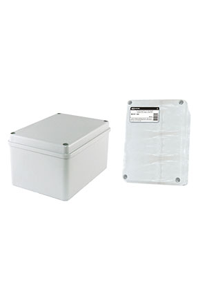 SQ1401-1261, Распаячная коробка ОП 150х110х85мм, крышка, IP44, гладкие стенки, инд. штрихкод,