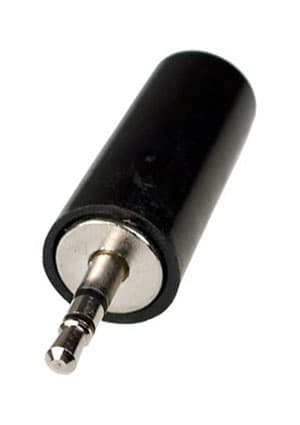 1-003, штекер аудио 2.5мм  стерео карболит на кабель