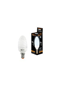 SQ0323-0139, Лампа энергосберегающая КЛЛ-СT-11 Вт-4000 К Е14 (витая свеча) (mini)