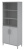 Шкаф для хранения документов Mod. Совлаб ШД-800/4: 800х400х1950 мм верх. дверь стекло, 3 съемные пол
