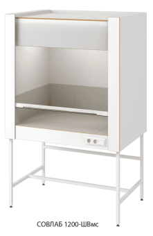 Шкаф вытяжной для муф. печей и сушильных шкафов Совлаб-1200 ШВмс: 1240х950х1900 мм, керамика