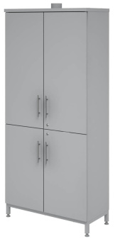 Шкаф для хранения химических реактивов Mod. Совлаб ШР-800/4: 800х400х1950 мм двери металл., 4 съемны