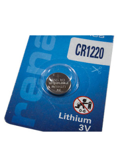 CR1220, 3В,  дисковый, литий ,1шт.