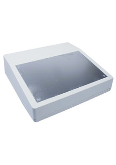 G1502 серый/алюм.панель, Корпус из высокопрочного пластика с алюминиевой панелью
