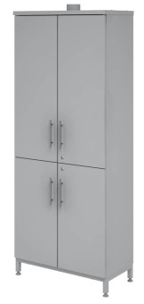Шкаф для хранения химических реактивов Mod. Совлаб ШР-800/4: 800х400х1950 мм двери металл., 4 съемны