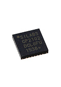 CP2102-GMR, 28-QFN (5x5), USB-to-UART-Bridge 12Mb/s/1Mb/s