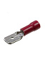 РПИ-П1.5(6.3), клемма ножевая вилка 6.35мм изол.на провод 0.5-1.5мм2
