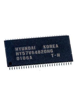 HY57V64820HGT, 4Banks x 2M x 8Bit Synchronous DRAM         TSOP-2