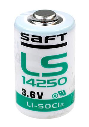 LS14250, SAFT3.6В, литий, 1/2AA, без выводов ,1шт.