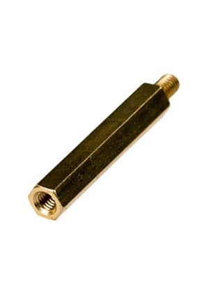 PCHSN-27, стойка латунная для печатной платы М3 шестигранная