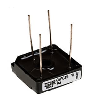 GBPC3506W, 1ф мост 35А 600В отв 1.1м  GBPC-W