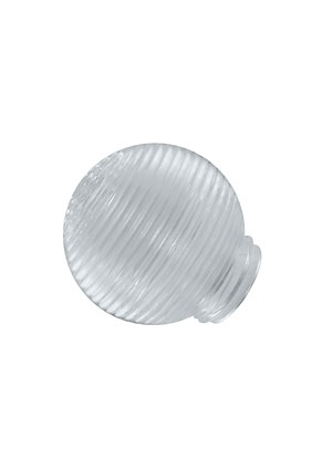 SQ0321-0009, Рассеиватель шар-стекло (прозрачный) 62-009-А 85 "Кольца"