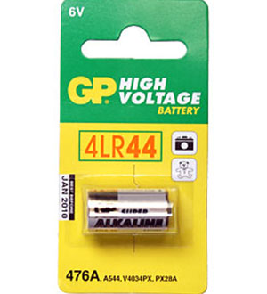 GP 476A, 6V-BC1, alkaline ( 4LR44 ) ,1шт.