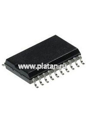 MM74HC373WM, 8-разрядный регистр, управляемый по уровню, с параллельным I/O данных с выходом на 3 состояния SO20W