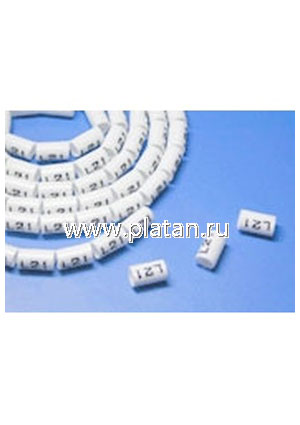 OM-8.0-9, Маркеры на кабель, круглые, цифра 9, внутренний диаметр 6.2мм (100 шт)