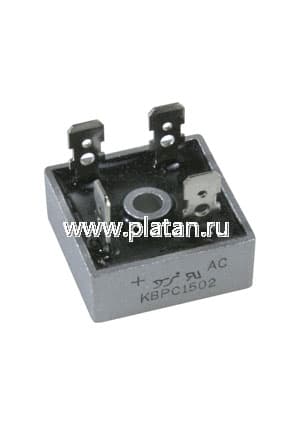 KBPC1502 (MB152), Диодный мост 15А 200В [KBPC]