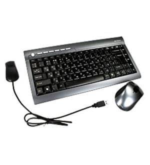 A4-7700N, комплект,мини клавиатура+мышь, беспров, V-Track, 2,4ГГц/15м