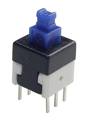 MPS-800-G, кнопка с фикс. 8мм 30В 0.1A (аналог B170G)