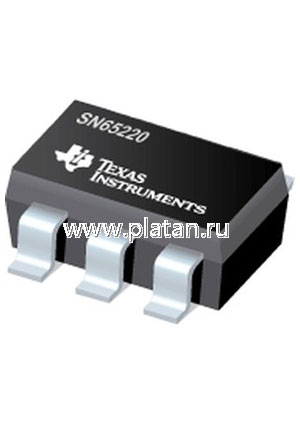 SN65220DBVR, Защита интерфейса USB от электростатических разрядов [SOT-23-6]