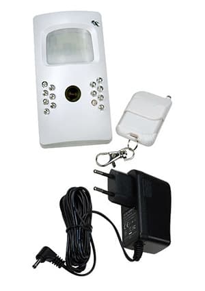 DVR-III, видеорегистратор с P.I.R. датч. и SD картой 220В