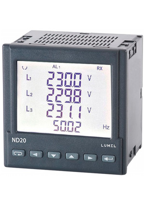 N100 21100E0, 3-phase network meter, LED
