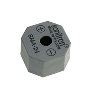SMA-24L-P20.32, пьезоизлучатель с генератором. 24мм