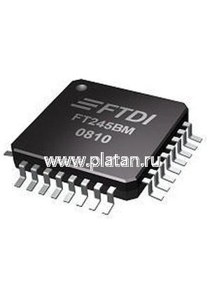 FT245BL, Преобразователь USB1  1 - FIFO  режим Bit Bang (=FT245BM), [TQFP-32]