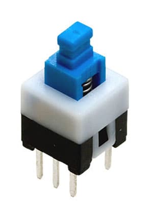 MPS-700-G, кнопка с фикс. 7.0мм 30В 0.3А (аналог PS700L)