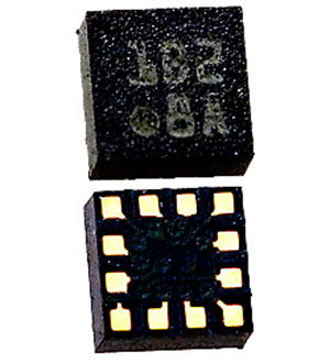 BMA250, аксел X-Y-Z 2/4/8/16g 8/1000Гц I2C/SPI 1.6-3.6В
