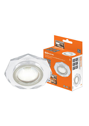 SQ0359-0052, Светильник встраиваемый СВ 03-04 MR16 50Вт G5.3 зеркальный/хром