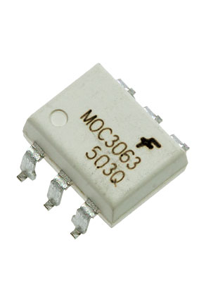 MOC3063SM, 6-SMD, Опто симистор x1 4.17kV 600V 0.005A 0.25W -40...+85C
