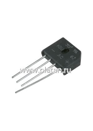KBU606 (KBU6J, RS605), Диодный мост 6А 600В [KBU]