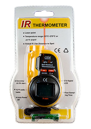 IR-88H, ручной ИК термометр -20/+270грС 2%