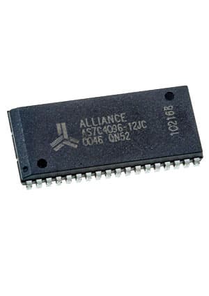 AS7C4096-12JC, 512Kx8 CMOS SRAM    SOJ