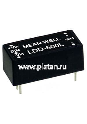 LDD-350L, DC/DC LED Driver, 10Вт, вх 9-36В, вых 2-32В/350мА, преобразователь для светодиодного освещения