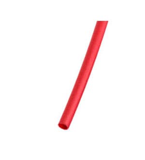 F32-1.5 RED, F32-1.5мм трубка термоусад.2:1 красн. (1м) ТУТ1.5/0.75