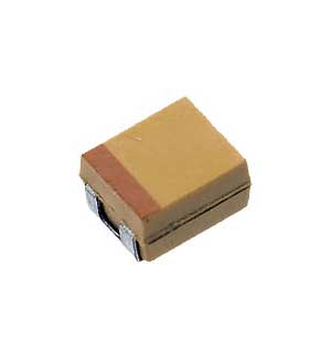 TAJB107K006RNJ, 3528-21, Cap Tant Solid 100uF 6.3V B CASE 10% (3.5 X 2.8 X 1.9mm) SMD 3528-21 1.7 Oh