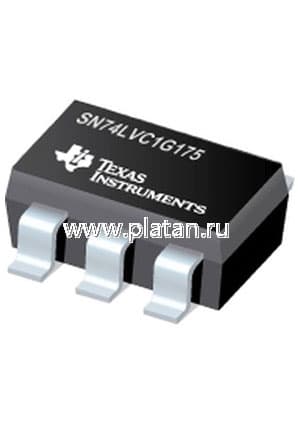 SN74LVC1G175DBVR, D-тригер с асинхронным сбросом [SOT-23-6]