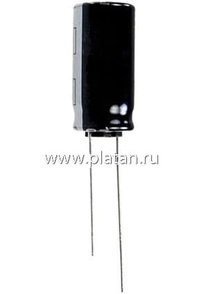 ECAP (К50-35), 33 мкФ, 50 В, 105C, Конденсатор электролитический алюминиевый миниатюрный
