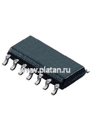 MM74HCT74M, Два D-триггера с чисткой и сбросом [SO14]