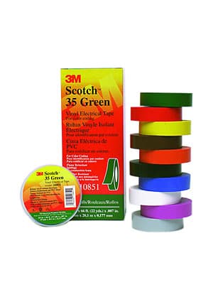 Scotch 35 grey, изолента высшего класса серая 19мм х 20м х0,18мм